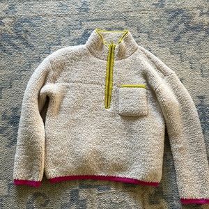 Anthropologie half zip fleece